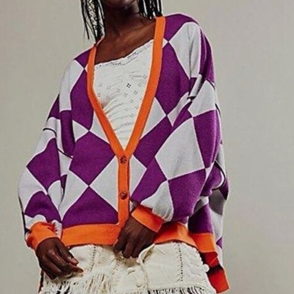 NEW FREE PEOPLE WE THE FREE MANNY CARDI CARDIGAN SWEATER OVERSIZED SMALL - Picture 11 of 12